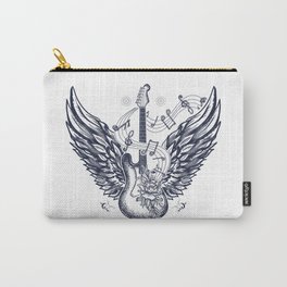 Guitar and wings Carry-All Pouch