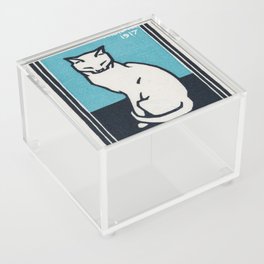 Sitting Cat Acrylic Box