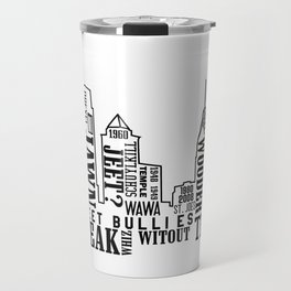 Philly Skyline Slang Travel Mug