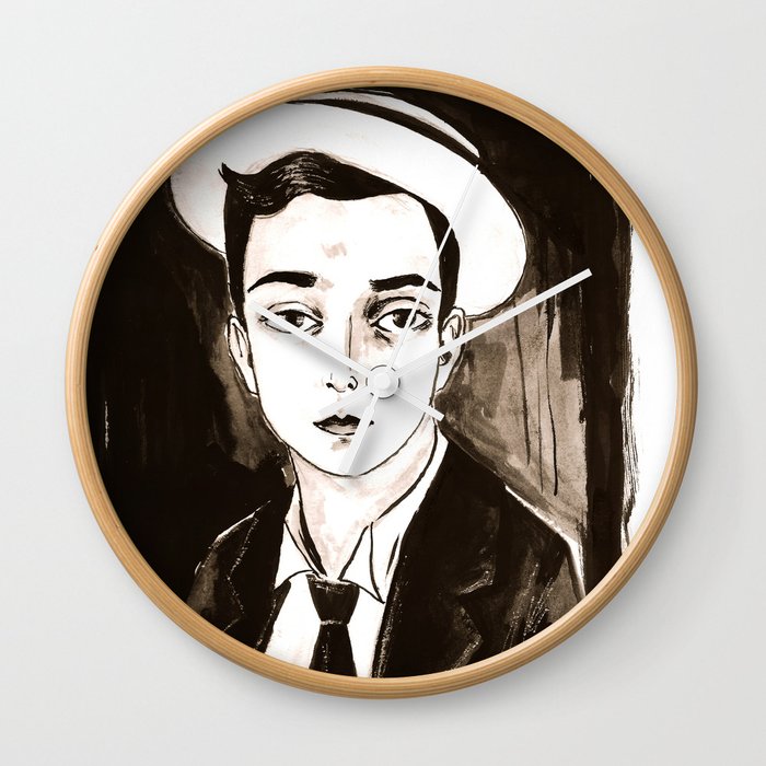 Buster Keaton per un'amica Wall Clock