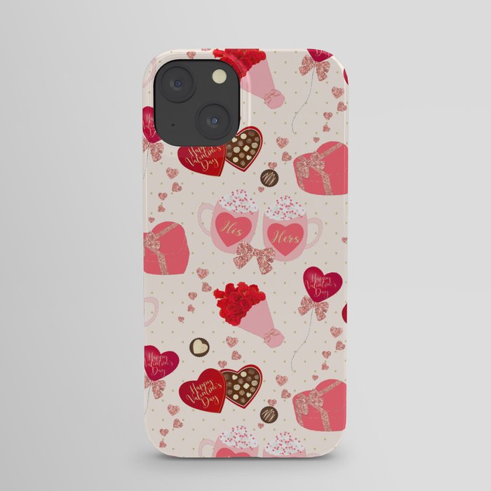 Valentine's Day Pattern iPhone Case