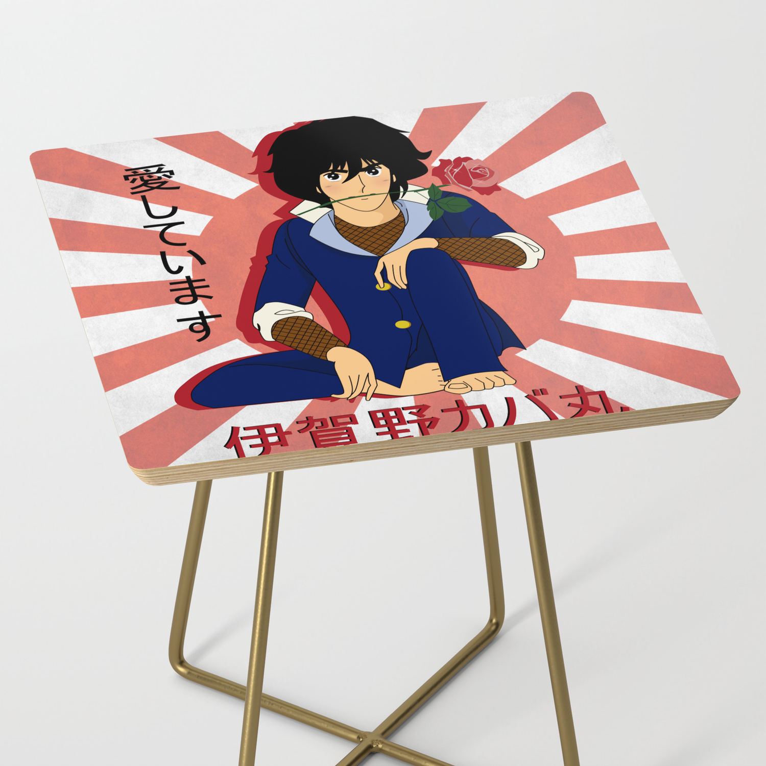 Wallpaper Igano Kabamaru Side Table By Orphen5 Society6 Desktop Wallpaper