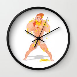 Ivo Chupando Manga Wall Clock
