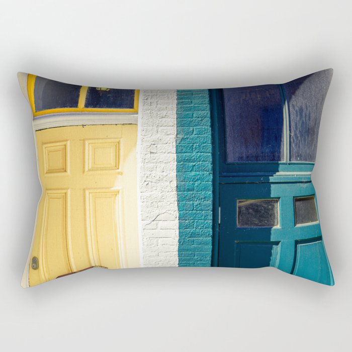 Colorful Doorways IV Rectangular Pillow