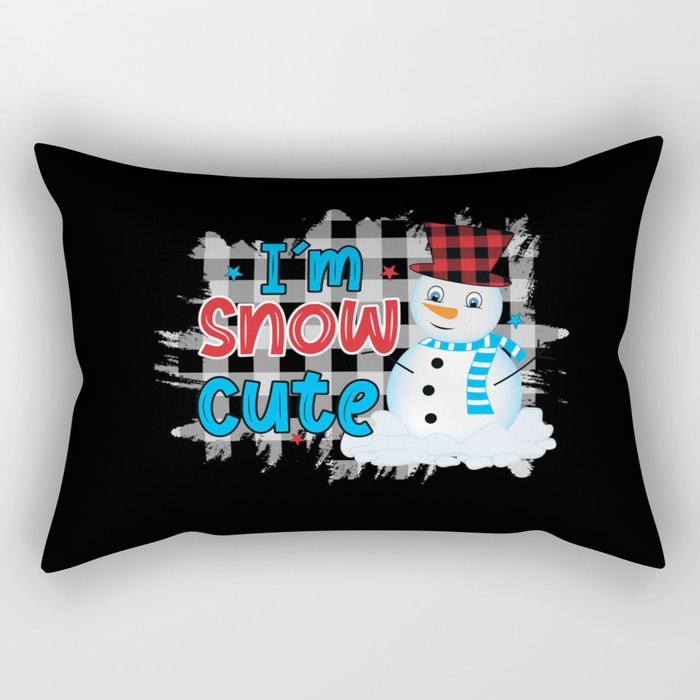 I'm Snow Cute Man Rectangular Pillow