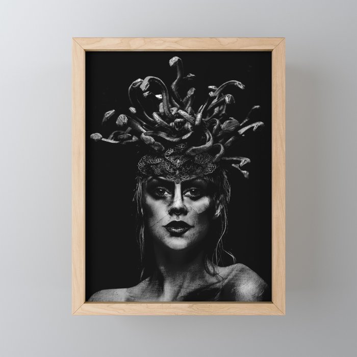 Medusa Framed Mini Art Print