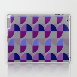 Vintage pattern Design violet blue grey Laptop Skin