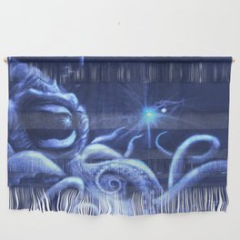 20,000 Leagues in Blue Wall Hanging
