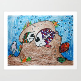 Undersea Fish Art Print