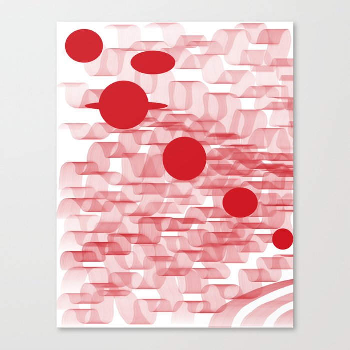 red planets Canvas Print