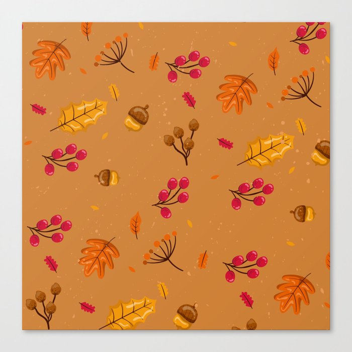 Rustic Autumn Aesthetic Canvas Print