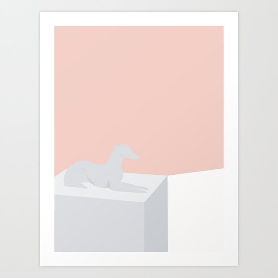 LILLE MYNDE Art Print