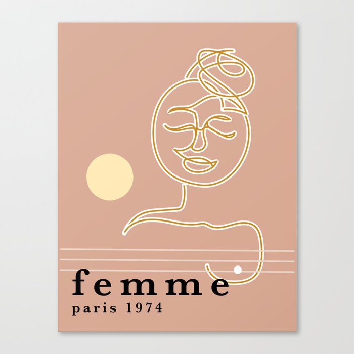 LA FEMME Canvas Print