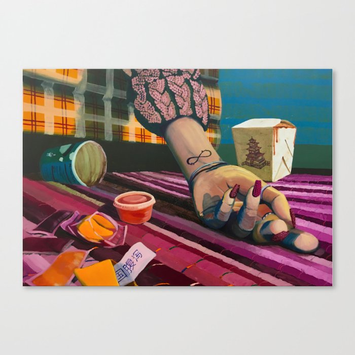 Food Coma Canvas Print