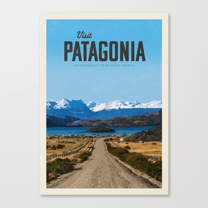 Visit Patagonia Canvas Print