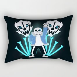 Sans the Skeleton Rectangular Pillow