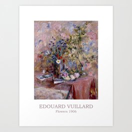 Flowers 1906 by Edouard Vuillard II Art Print