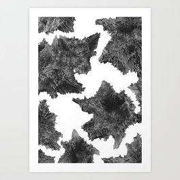 Asteroids are talking Art Print