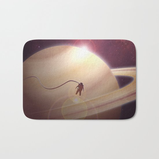 Sunrise From Saturn Bath Mat