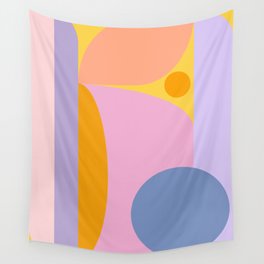 Pink and Lavender 01 Wall Tapestry