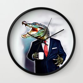 Business Croc Wall Clock