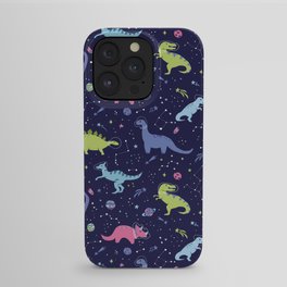 Dinosaurs in Space iPhone Case