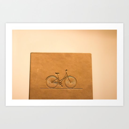 i like to ride my bicycle Art Print