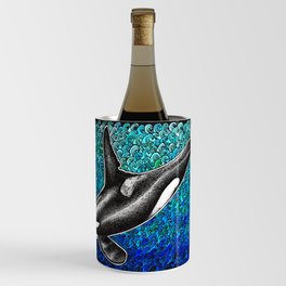 Orca killer whale and ocean Wine Chiller