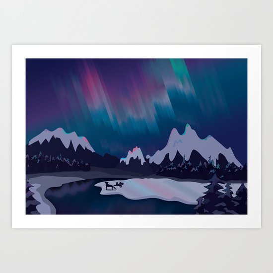 Aurora Borealis Art Print
