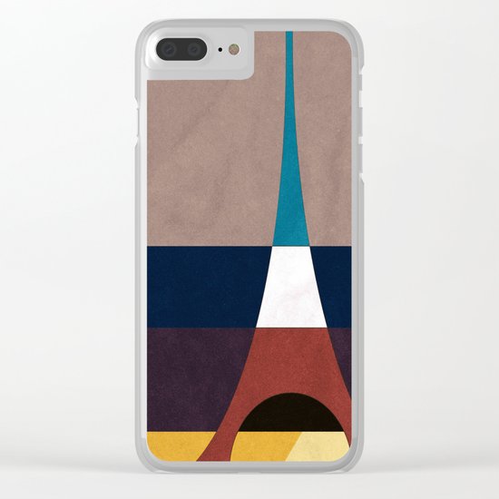 Paris, Eiffel Tower Clear iPhone Case