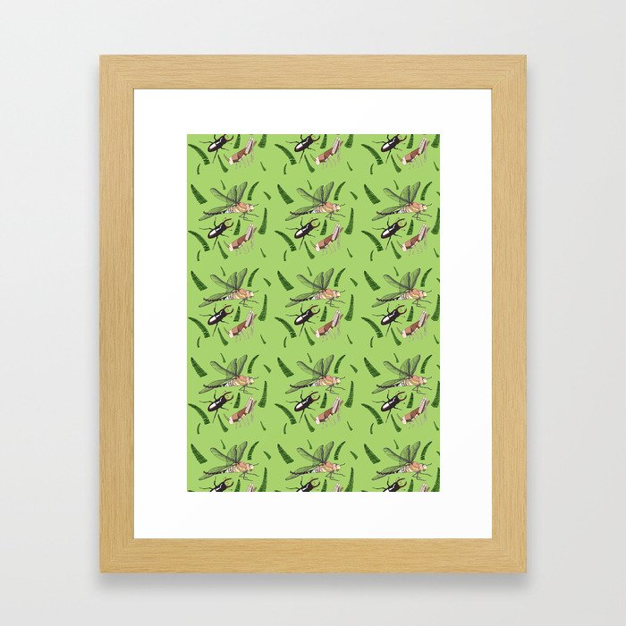 Insects Framed Art Print