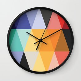 Mid-Century Modern Color Story Wall Clock