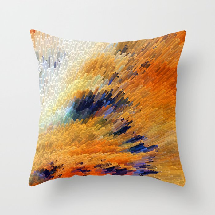 Odyssey - Abstract Art By Sharon Cummings Throw Pillow
