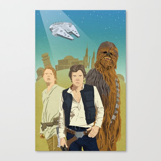 The Tatooine Three Canvas Print