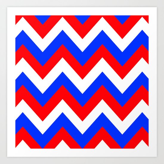 AMERICAN CHEVRON Art Print