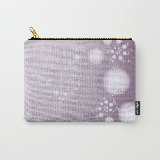 Fractal Pearls in Lavender Carry-All Pouch