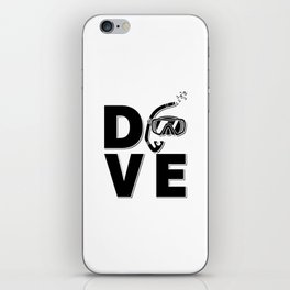 Dive Diving Apnoe Diver Freediver Freediving iPhone Skin