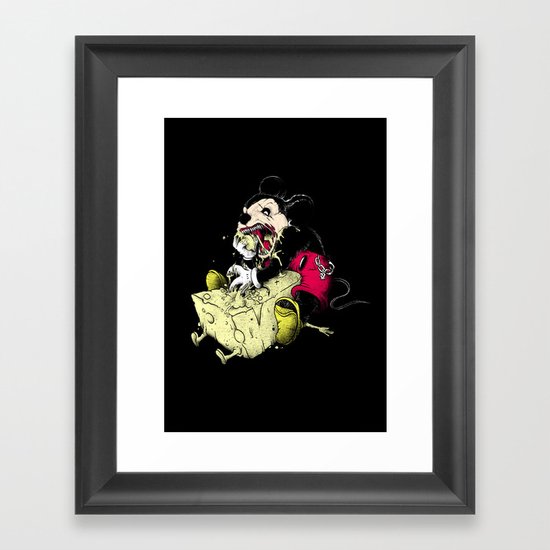 Mickey Gone Wild Framed Art Print