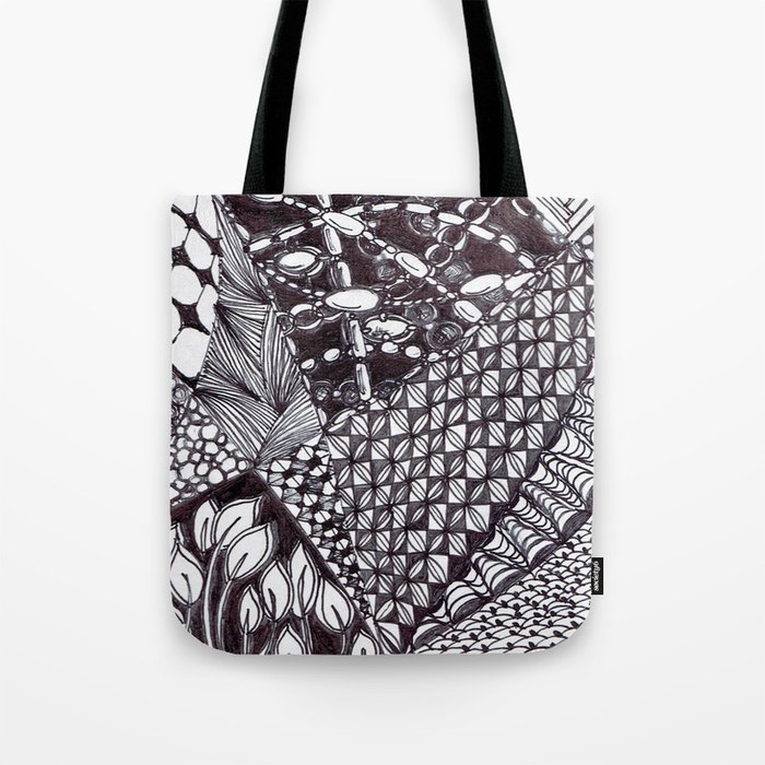 Zen Doodle Graphics zz12 Tote Bag by Delores Etheredge | Society6