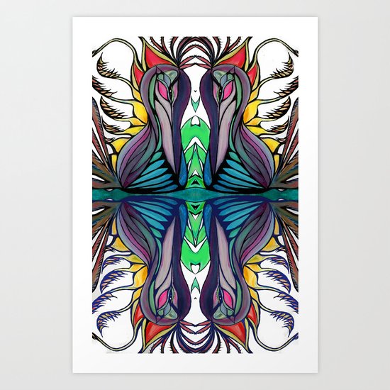 Birdplant Art Print