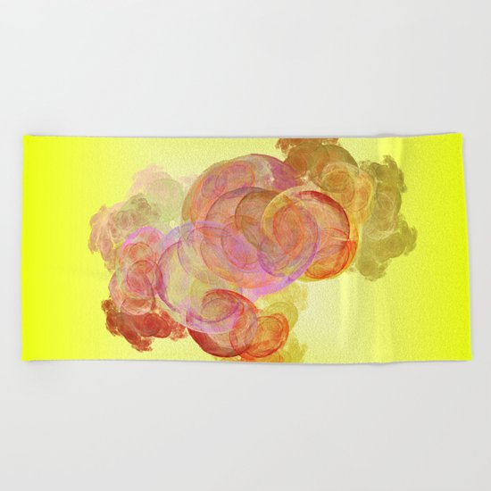 live (A7 B0245) Beach Towel