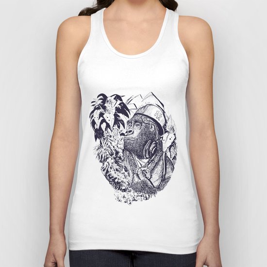 jungle kong Unisex Tank Top