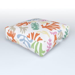 Matisse Inspired Pattern Outdoor Floor Cushion