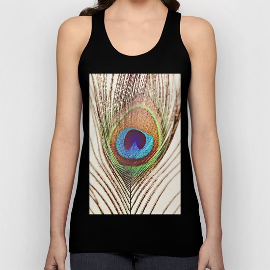 Peacock Unisex Tank Top