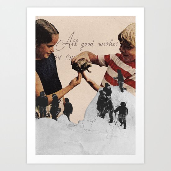 US AND THEM Art Print