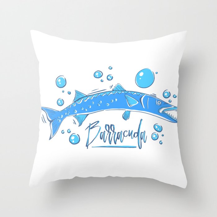 Giant Blue Clam | Throw Pillow