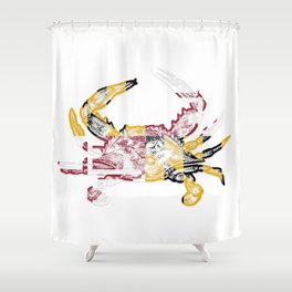 Maryland Crab Shower Curtain