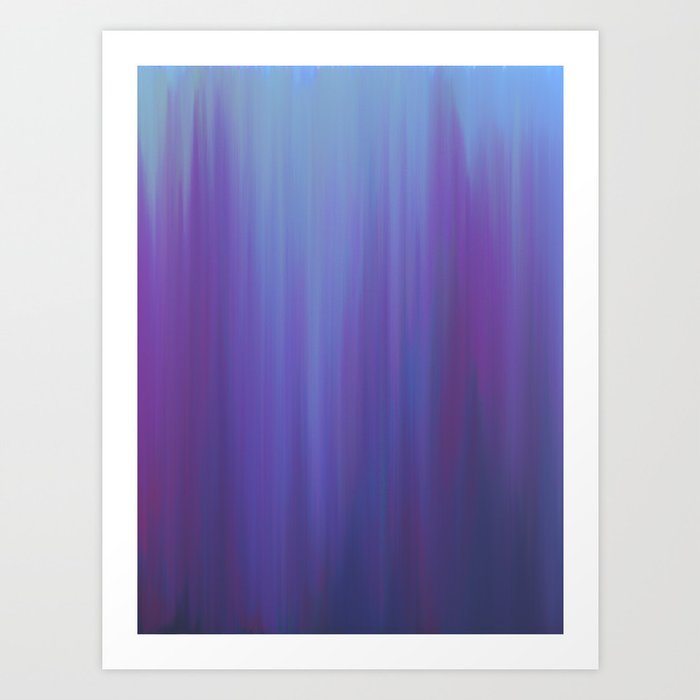 Violet Chromatic Art Print