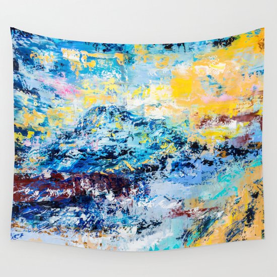 Visionary mountain Wall Tapestry