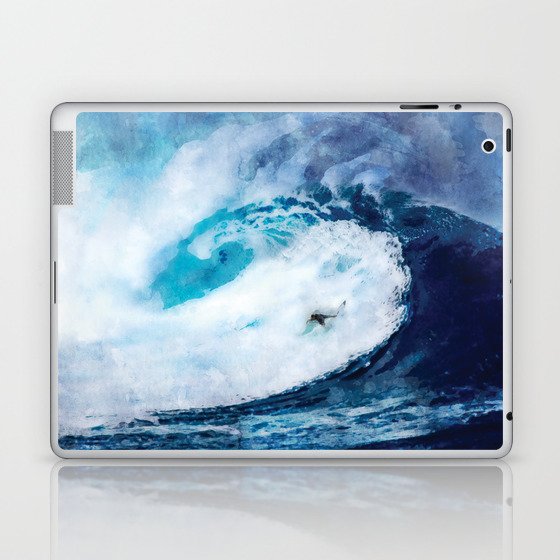 Big Waves Surf Laptop & iPad Skin